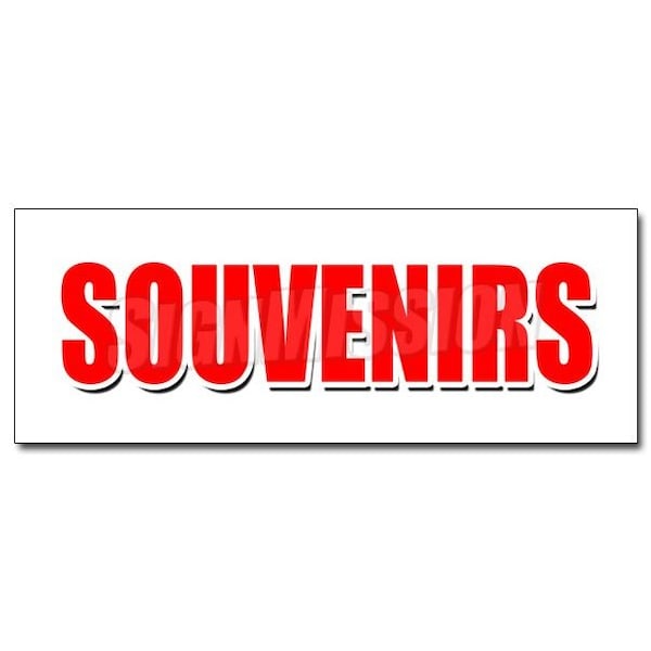 Safety Sign, 48 in Height, Vinyl, 18 in Length, Souvenirs